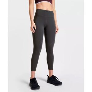 Sweaty Betty Power 7/8 Workout Side Pocket Leggings Slate Grey Size XS Back Zip